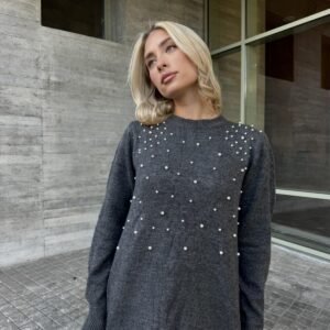 ΠΛΕΚΤΗ ΜΠΛΟΥΖΑ ΜΕ ΠΕΡΛΕΣ