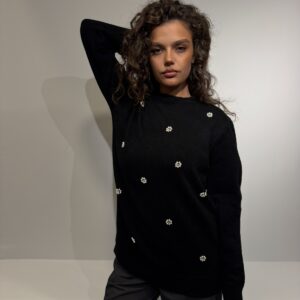 ΠΛΕΚΤΗ ΜΠΛΟΥΖΑ ΜΕ ΣΤΡΑΣ ΚΑΙ ΠΕΡΛΕΣ